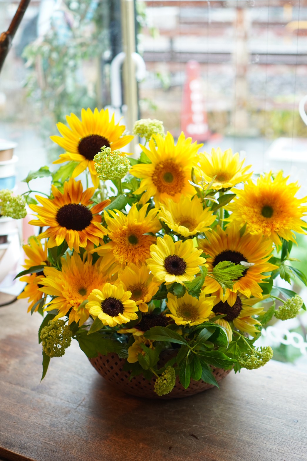sun flowerアレンジメント